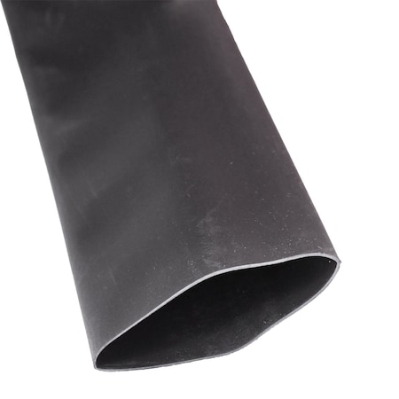 Auveco Heat Shrink Tube, Thin Wall, 2:1 I.D. Shrink Ratio, Black, 6 in, 10 PK 18701